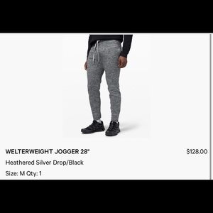 Lululemon Welterweight Jogger 28”